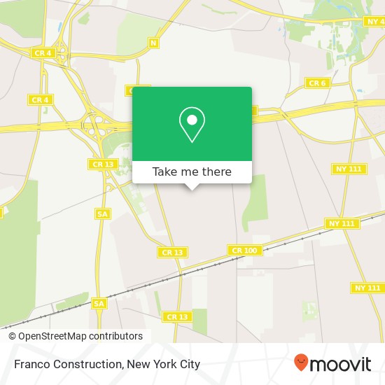 Franco Construction map