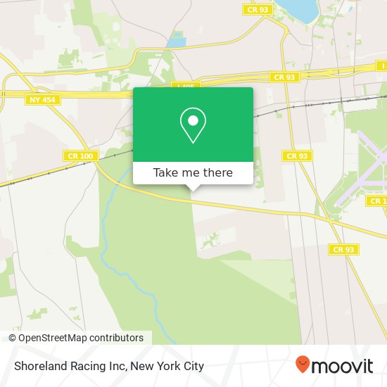 Mapa de Shoreland Racing Inc