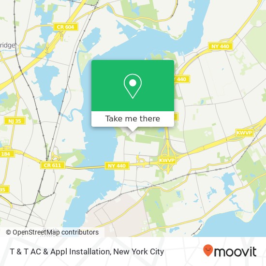 Mapa de T & T AC & Appl Installation