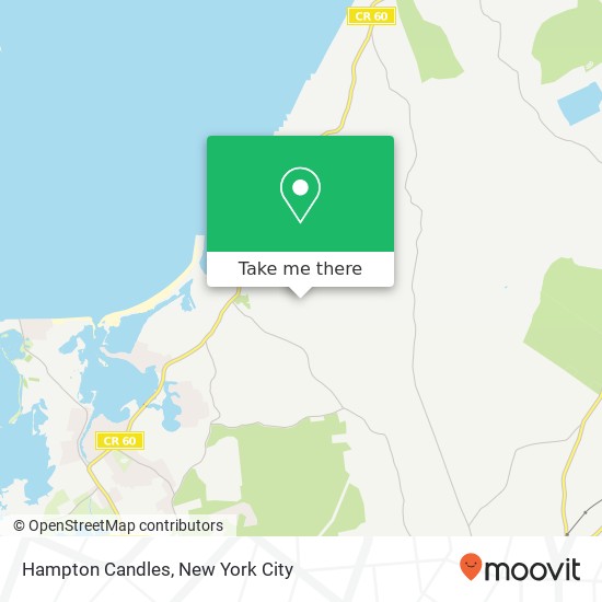Hampton Candles map