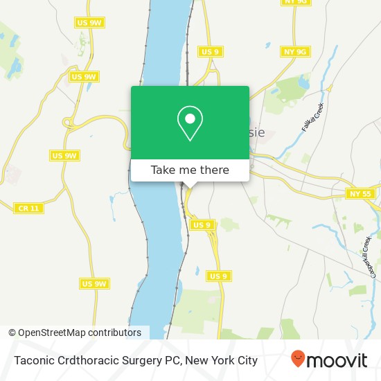 Taconic Crdthoracic Surgery PC map