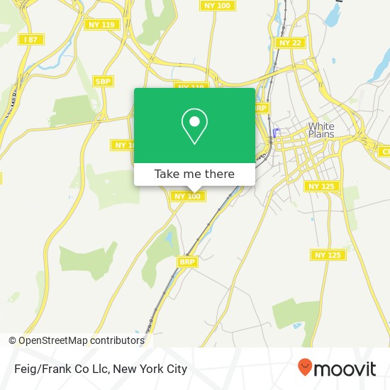 Mapa de Feig/Frank Co Llc