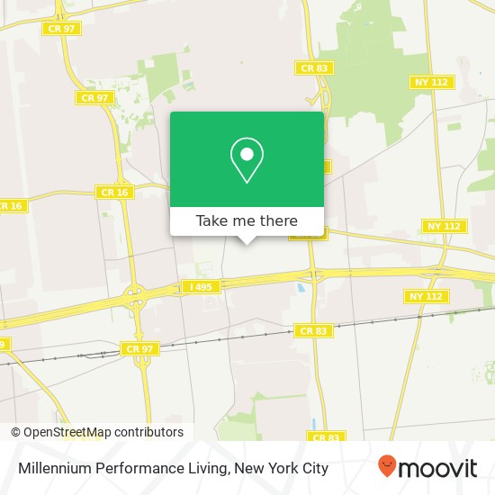 Millennium Performance Living map