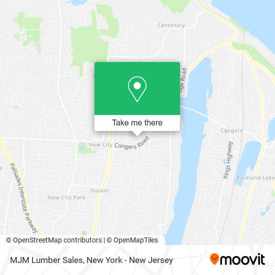 MJM Lumber Sales map