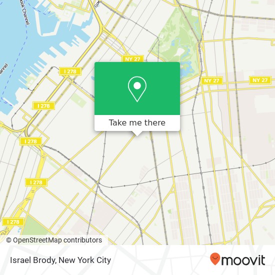 Israel Brody map
