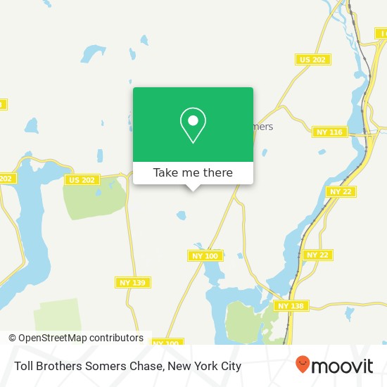 Toll Brothers Somers Chase map