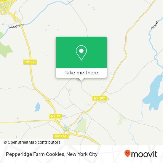 Mapa de Pepperidge Farm Cookies