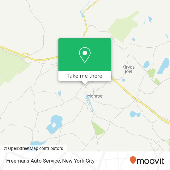 Freemans Auto Service map