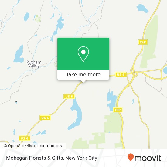 Mohegan Florists & Gifts map