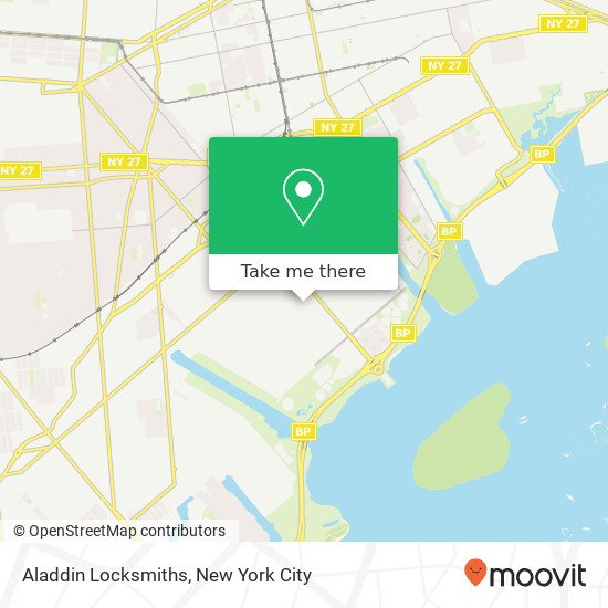 Aladdin Locksmiths map