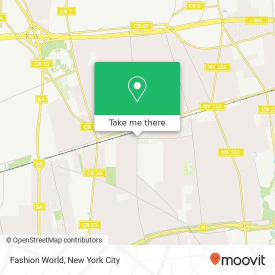 Fashion World map