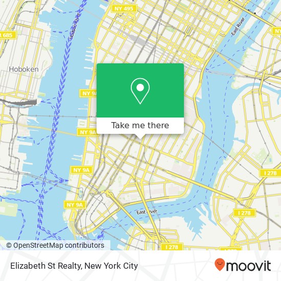 Elizabeth St Realty map