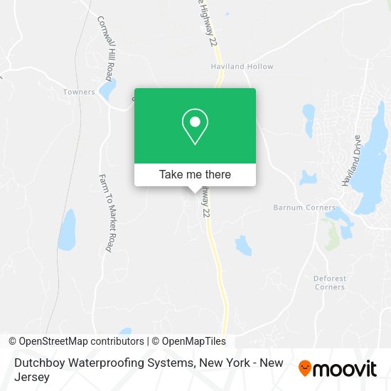 Dutchboy Waterproofing Systems map