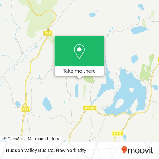 Mapa de Hudson Valley Bus Co