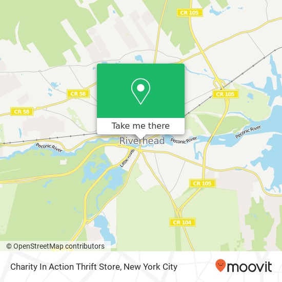 Mapa de Charity In Action Thrift Store