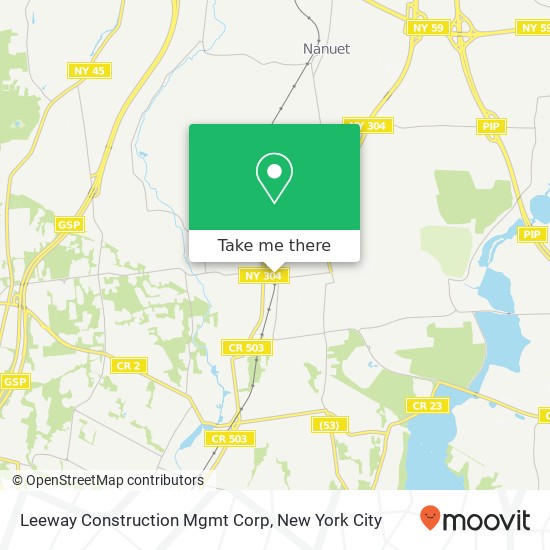 Mapa de Leeway Construction Mgmt Corp