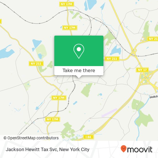 Jackson Hewitt Tax Svc map