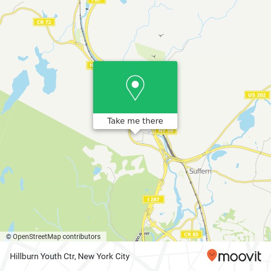 Hillburn Youth Ctr map