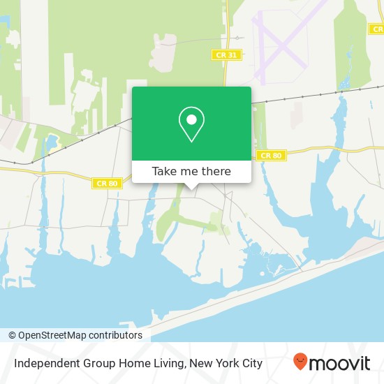 Independent Group Home Living map