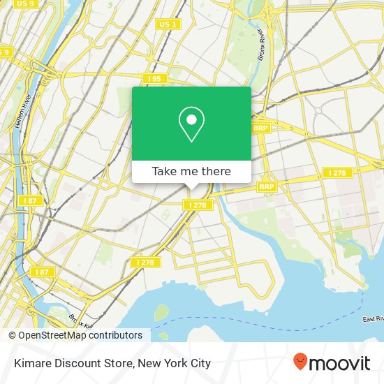 Mapa de Kimare Discount Store