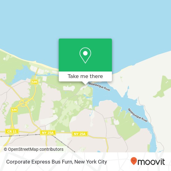Corporate Express Bus Furn map