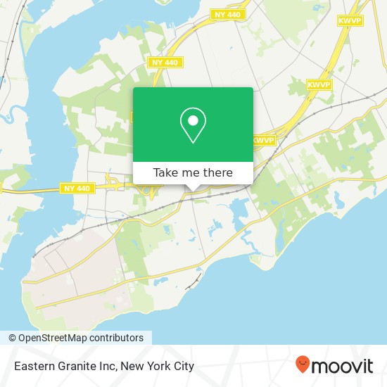 Eastern Granite Inc map