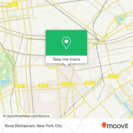 Rose Restaurant map