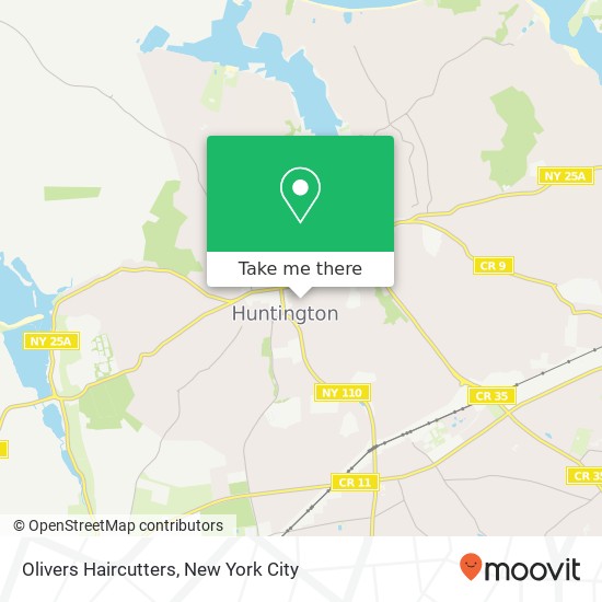 Olivers Haircutters map