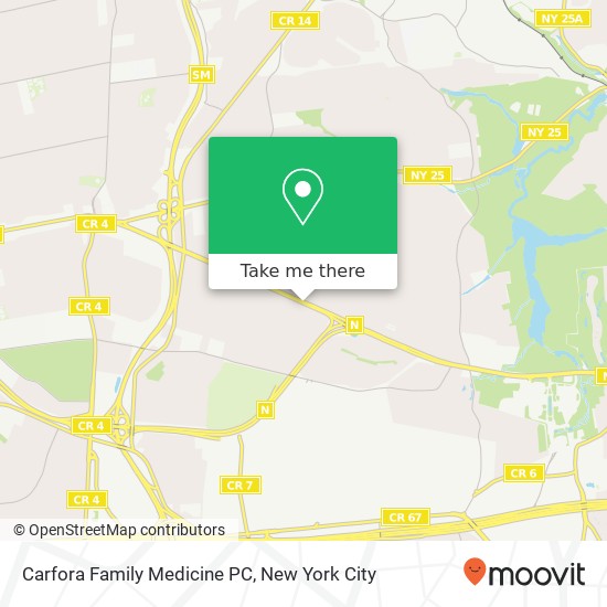 Carfora Family Medicine PC map