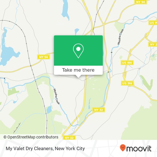 My Valet Dry Cleaners map