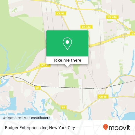 Mapa de Badger Enterprises Inc