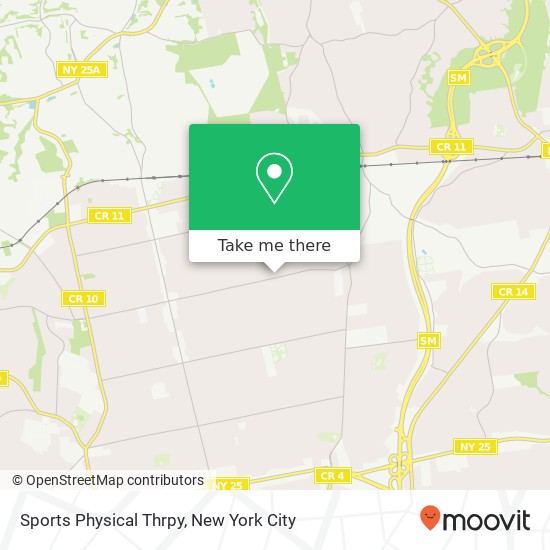 Sports Physical Thrpy map