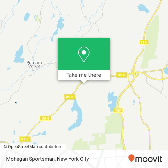 Mohegan Sportsman map