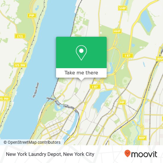 Mapa de New York Laundry Depot