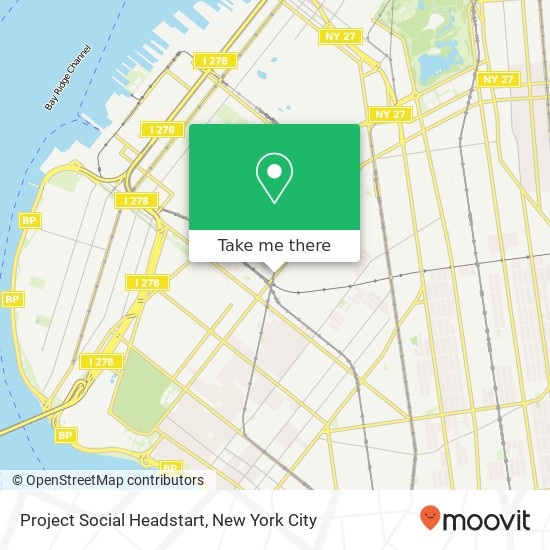 Project Social Headstart map