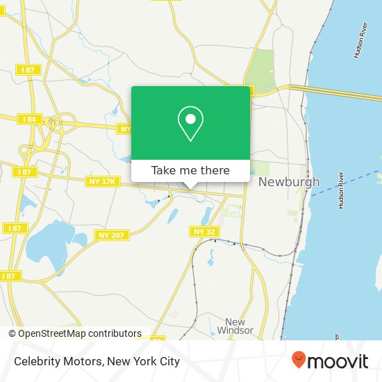 Celebrity Motors map