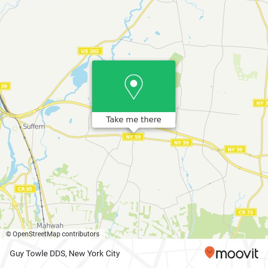 Guy Towle DDS map