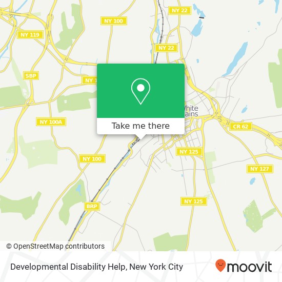 Mapa de Developmental Disability Help