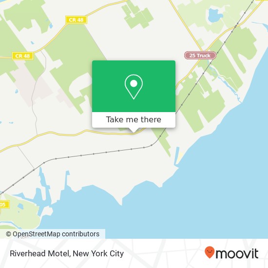 Riverhead Motel map