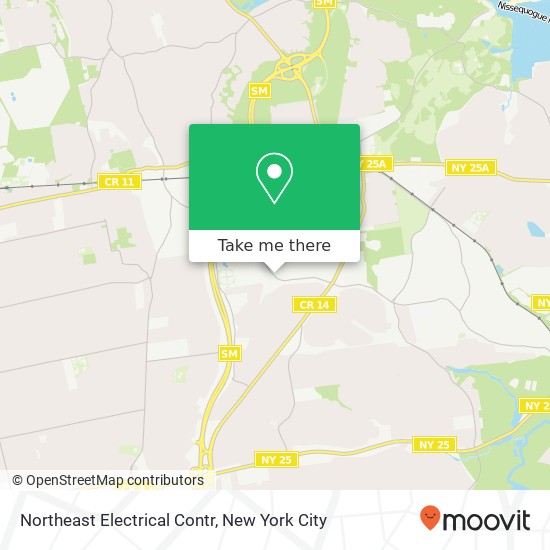 Mapa de Northeast Electrical Contr