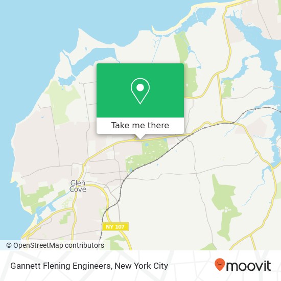 Gannett Flening Engineers map