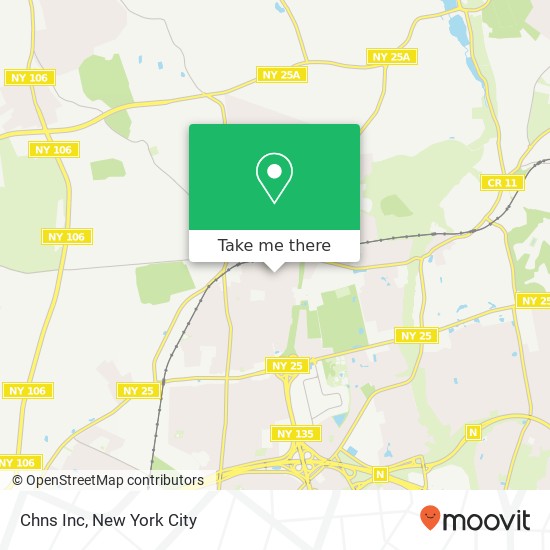 Chns Inc map