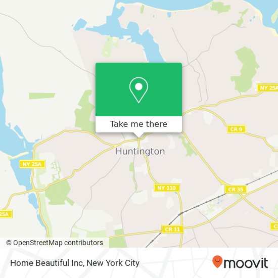 Home Beautiful Inc map