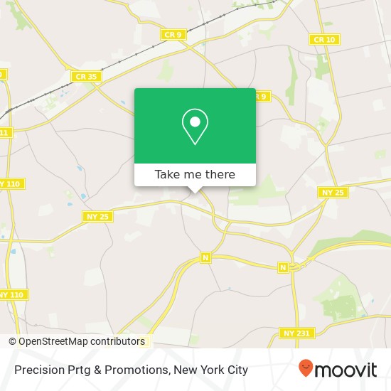 Precision Prtg & Promotions map