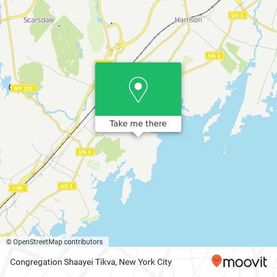 Congregation Shaayei Tikva map