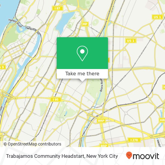 Trabajamos Community Headstart map