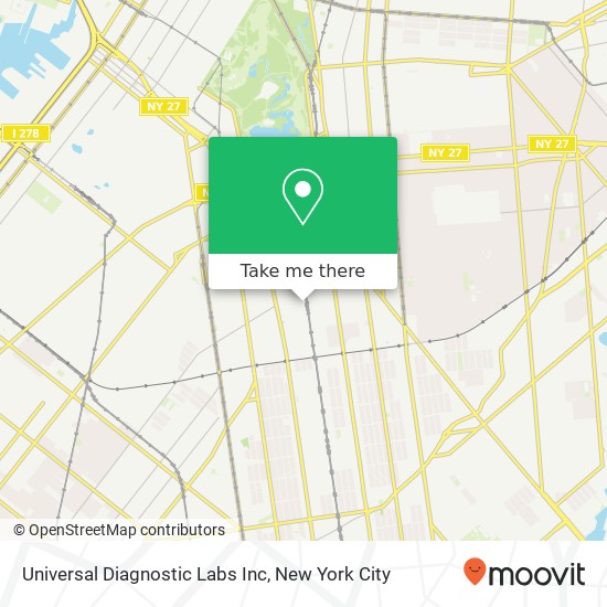 Universal Diagnostic Labs Inc map