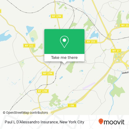 Paul L D'Alessandro Insurance map