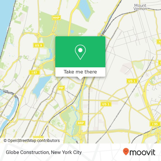 Mapa de Globe Construction