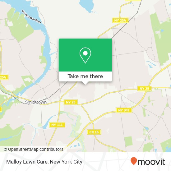 Mapa de Malloy Lawn Care